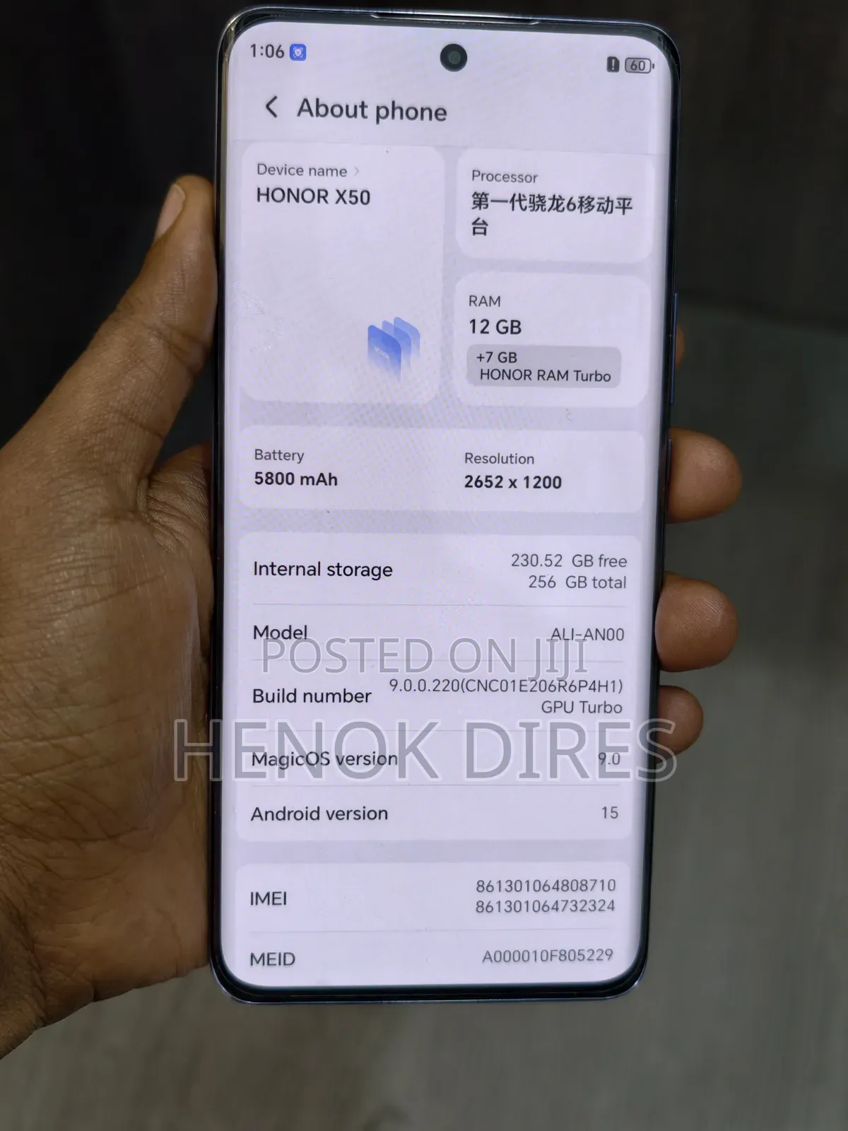 New Honor X50 256 GB