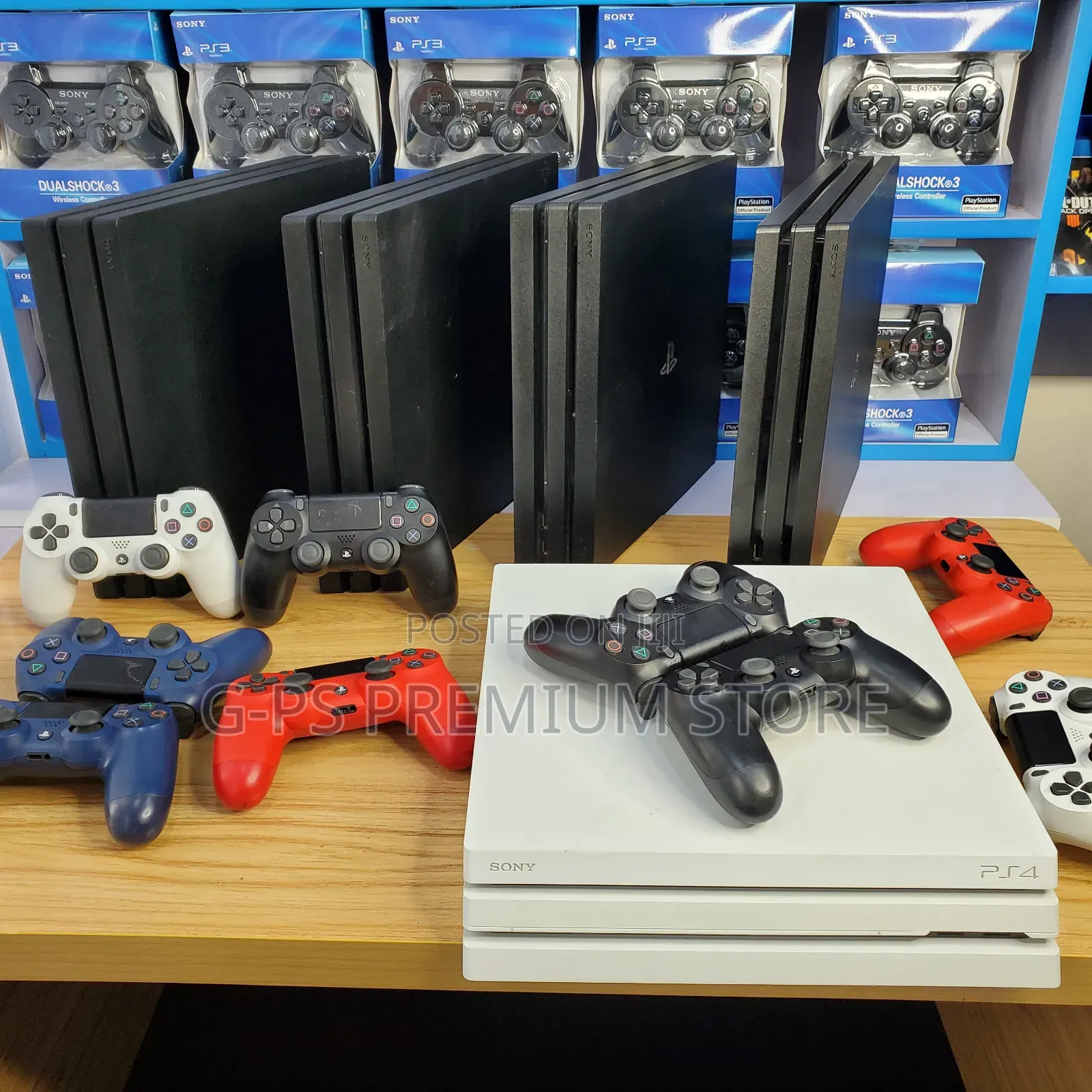 Ps 4 Pro Jailbreak 2 Original Joystick ዋስትና በፈለጉት ከለር መርጠው መውሰድ ይችላሉ
‎