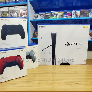 Ps 5 Slim Brand New 1 Original Joystick ዋስትና በ 30% ዲስካውንት መውሰድ ይችላሉ