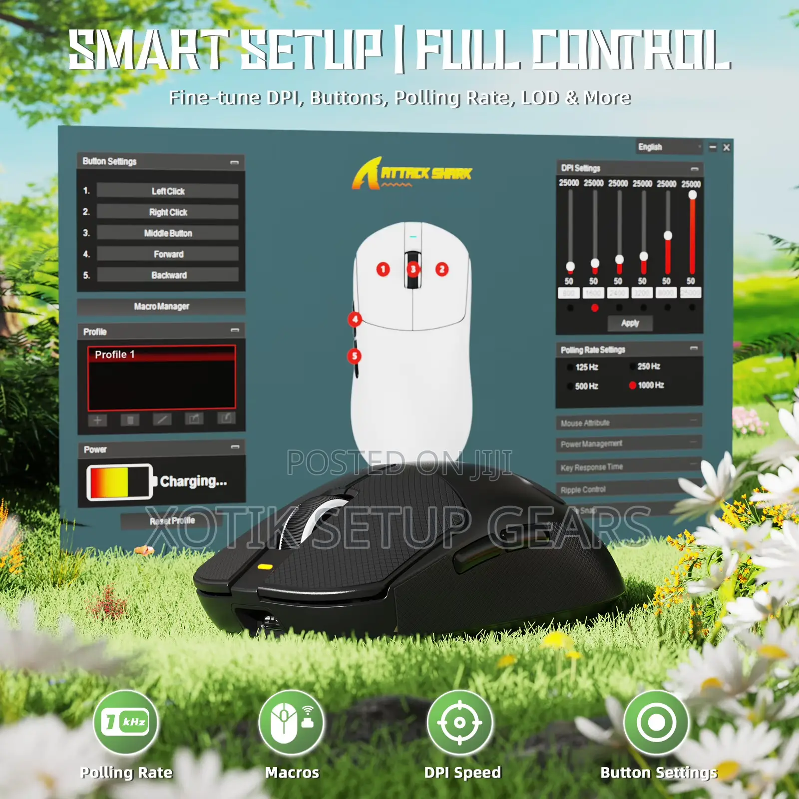 ATTACK SHARK X8 SE Wireless Mouse - Ultra-Light 55g Gaming Mouse