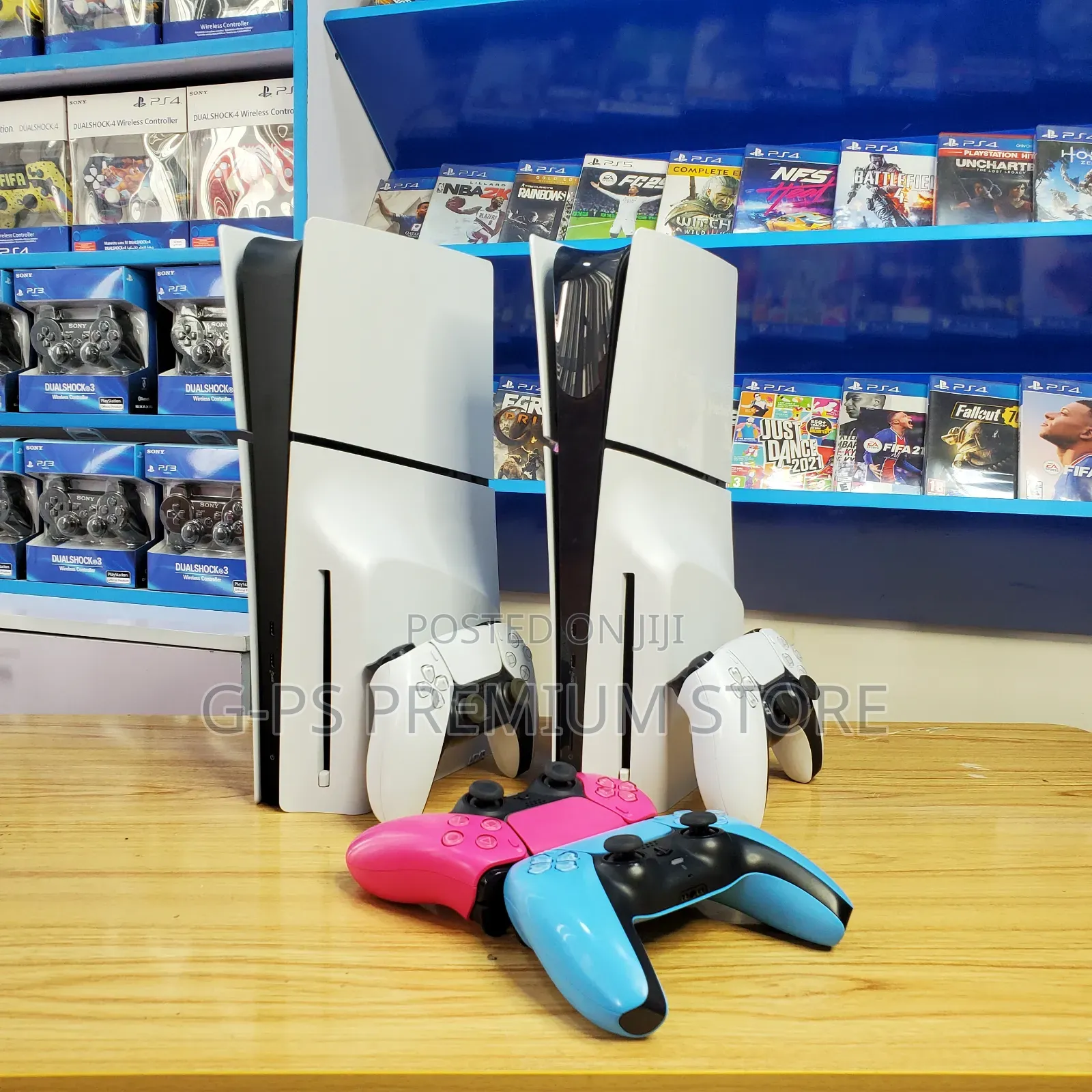 PS5 Slim | 5 Games 1 Joystick ከዱባይ በፈለጉት ከለር Joystick መርጠው መውሰድ ይችላሉ