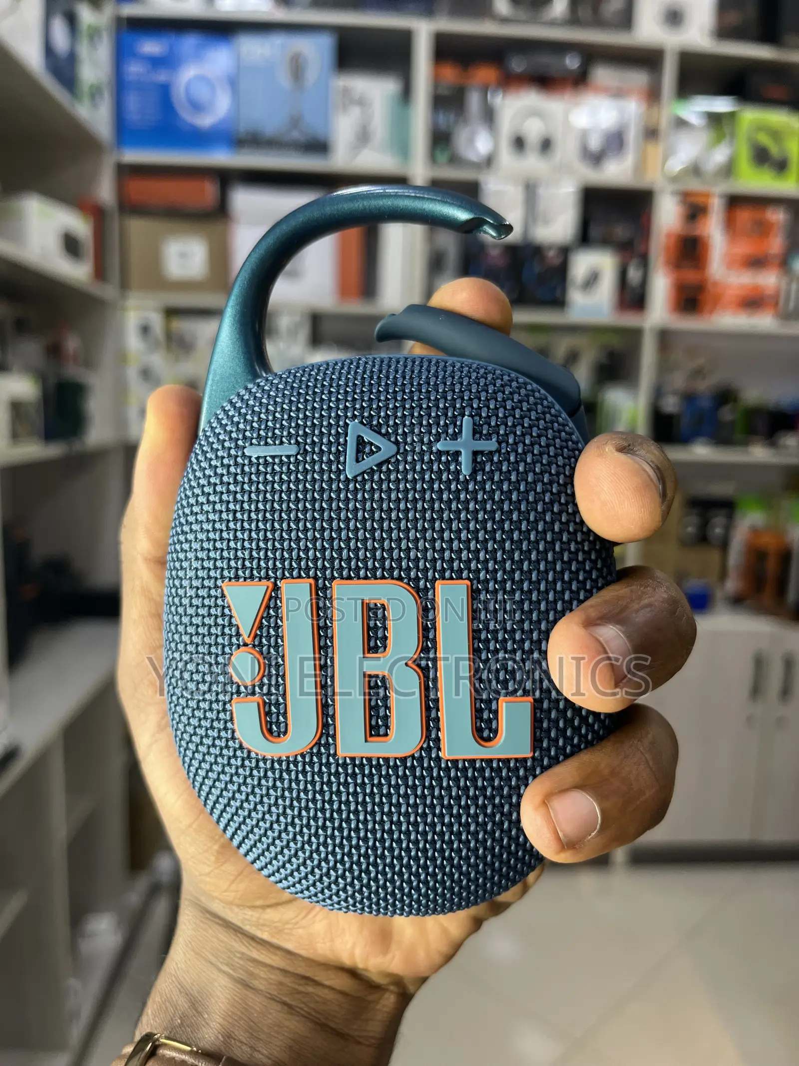 Clip 5 Portable Waterproof Bluetooth Speaker – Blue