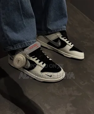  Nike SB Dunk Low X Stussy Black Metallic  Master Quality