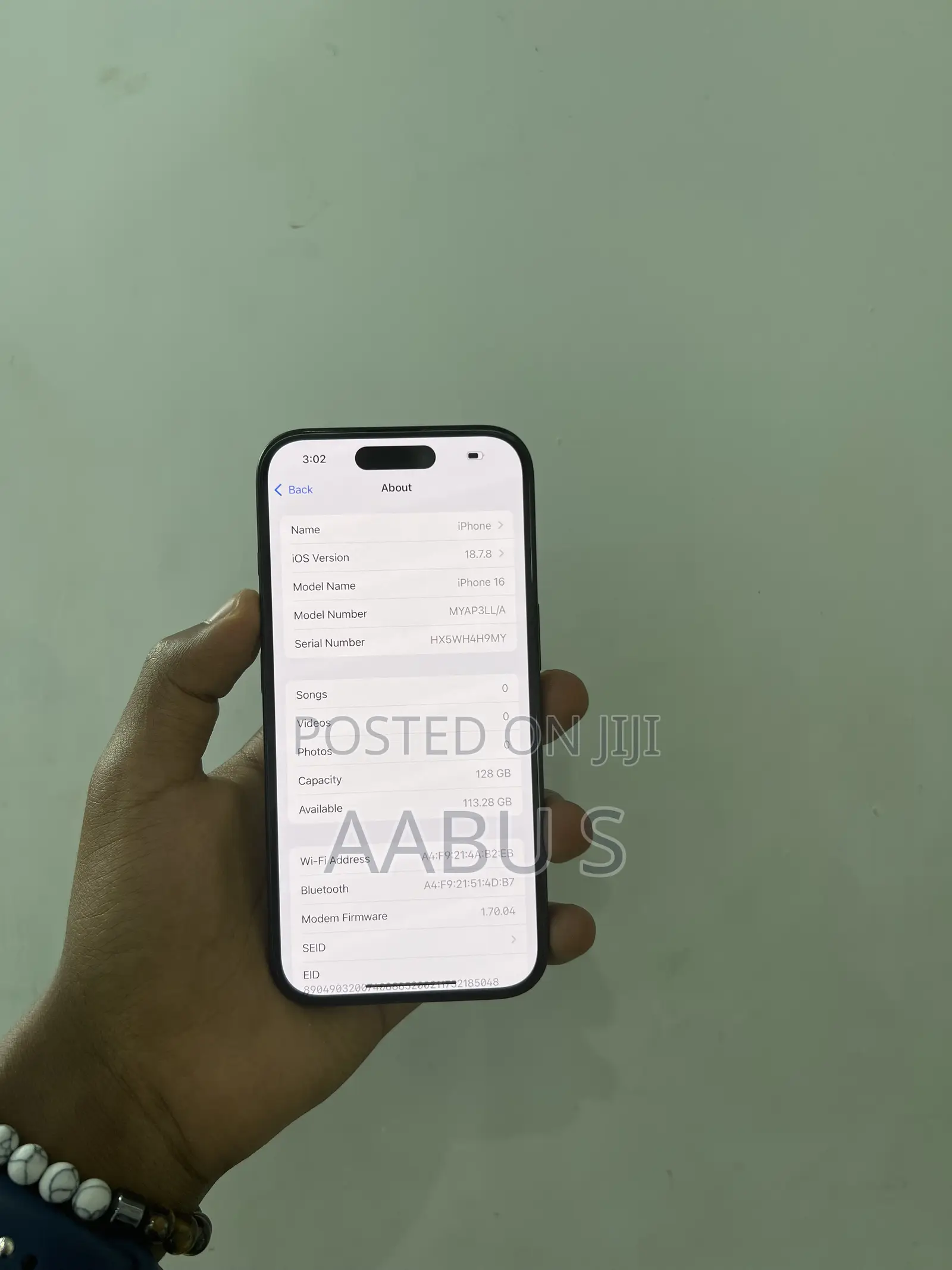 New Apple iPhone 16 128 GB Black