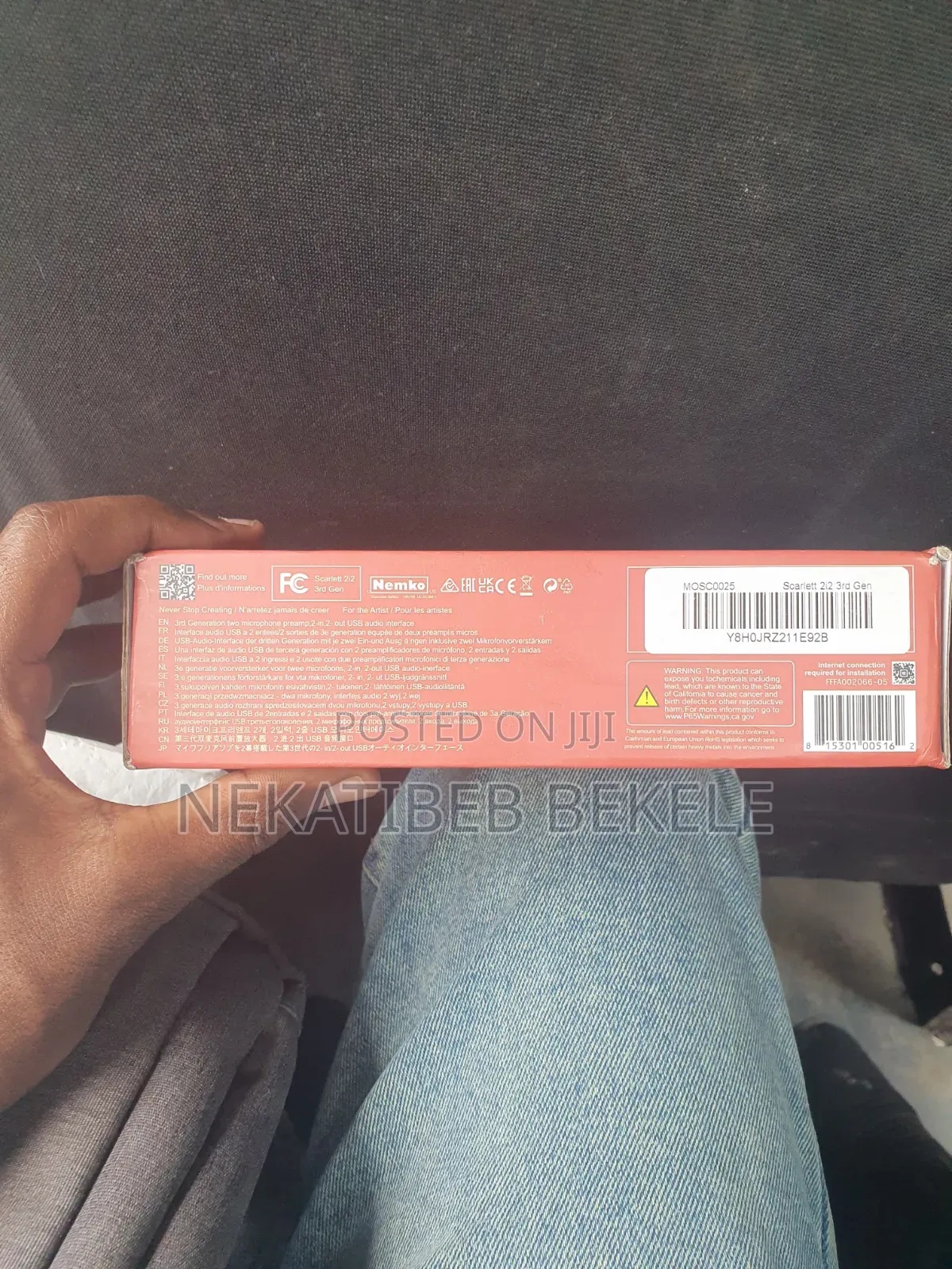 Focusrite Scarlett 2i2 Sound Card