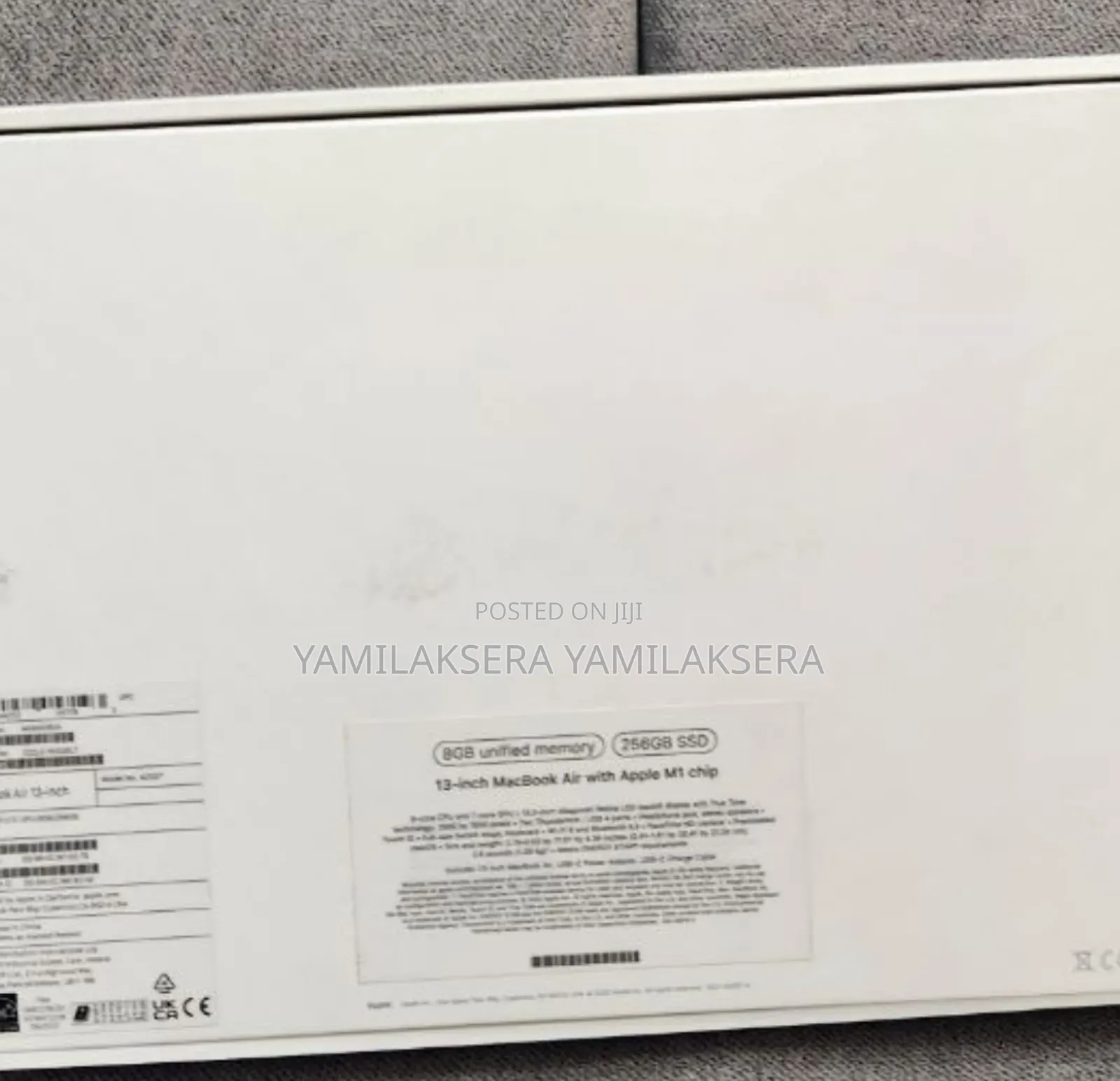 New Laptop Apple MacBook Air 2020 8GB Apple M1 SSD 256GB