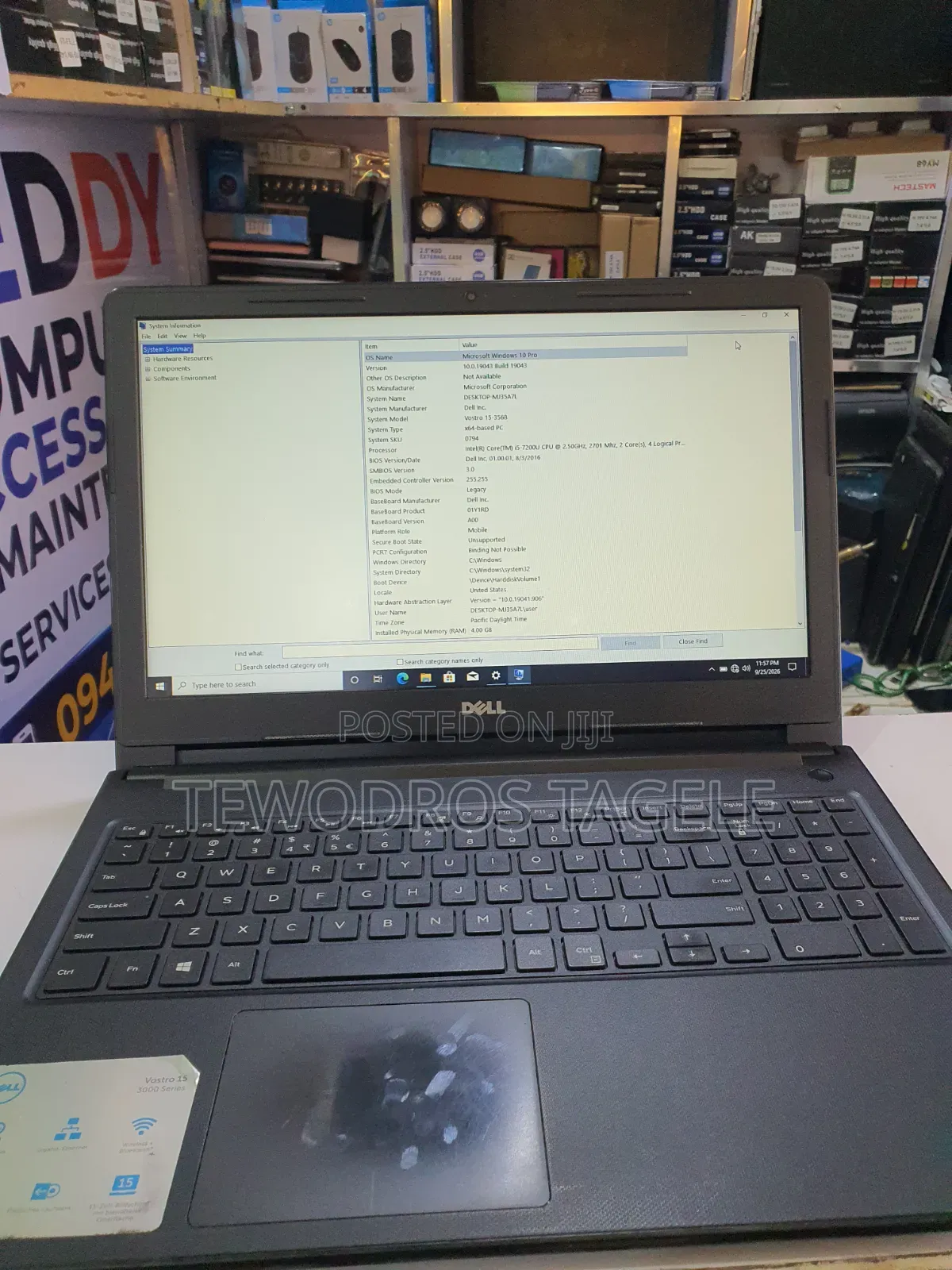 Laptop Dell Vostro 15 3578 4GB Intel Core i5 HDD 1T