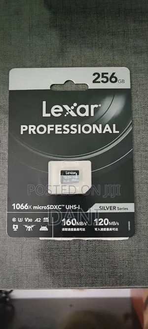 Lexar 256 GB Professional Sd Card