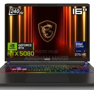 New Laptop MSI Vector 16 HX AI A2XWIG 16GB Intel Core Ultra 9 SSD 1T