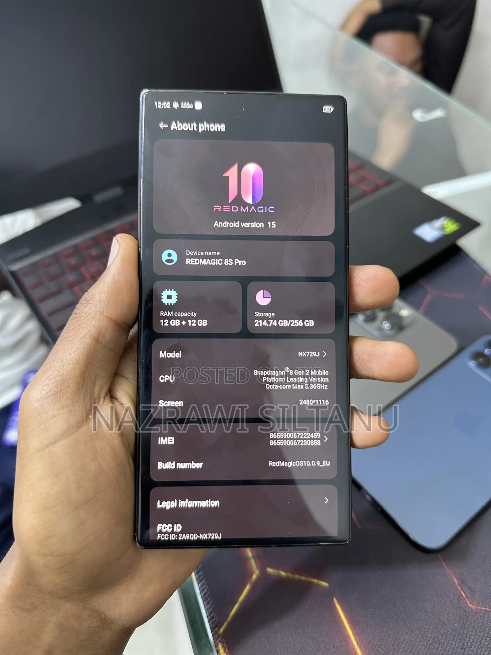 ZTE nubia RedMagic 8 Pro 256 GB Black