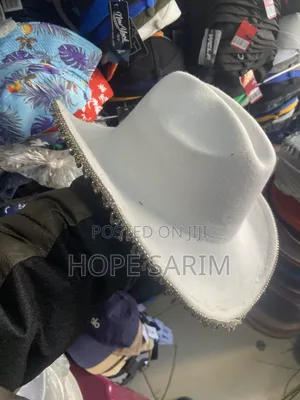 Luxury White Felt Cowboy / Festival Hat