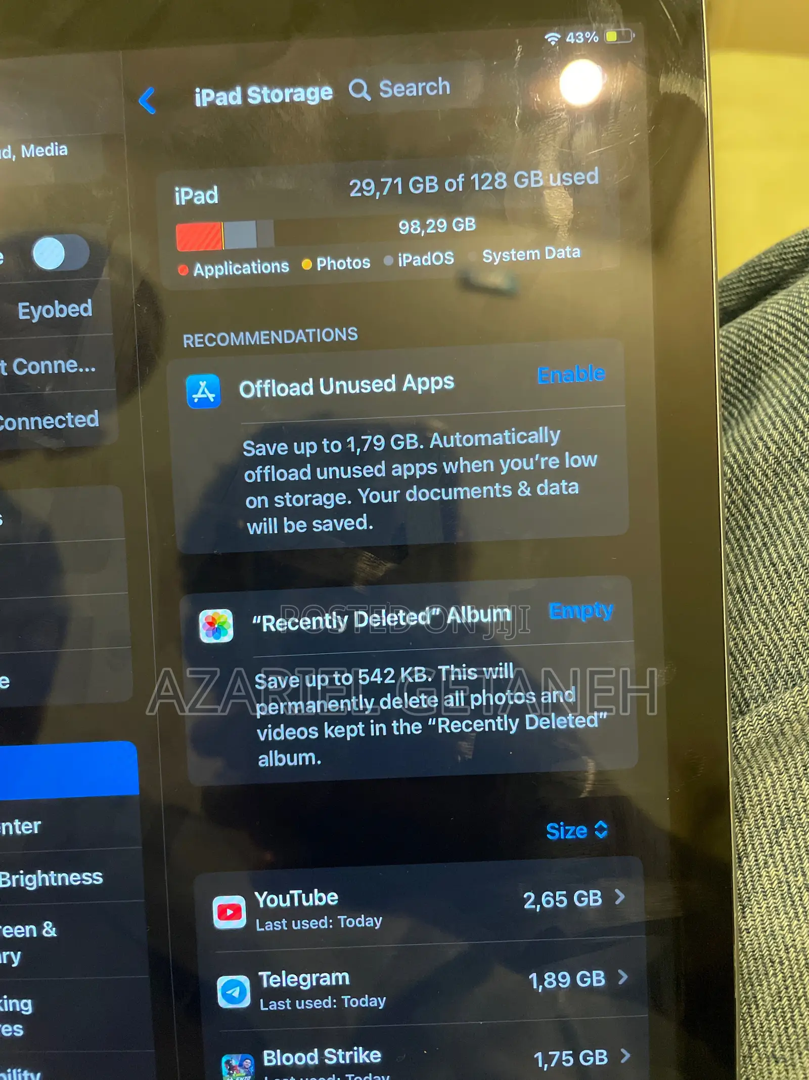Apple iPad Air 128 GB Silver