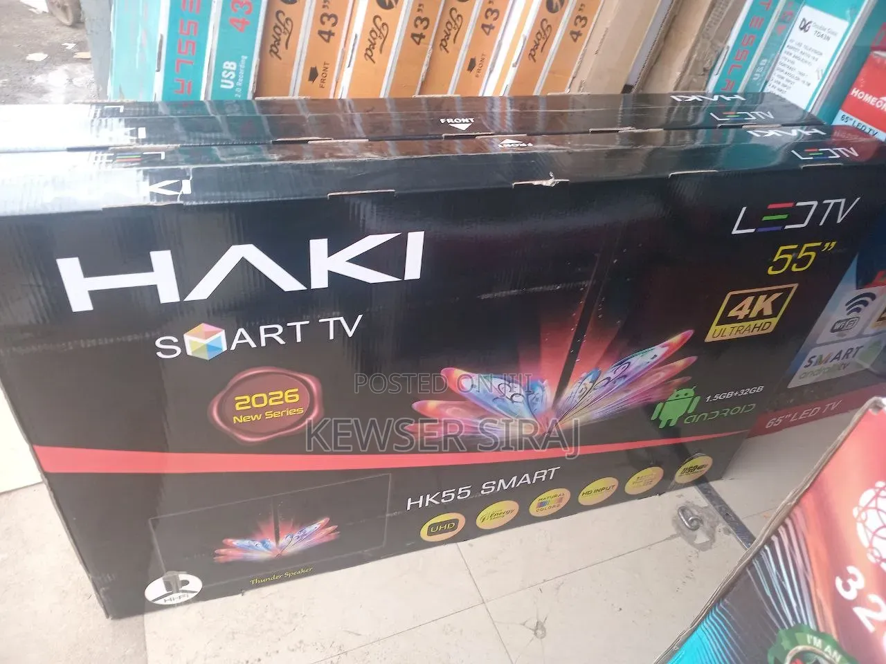 Haki TV 55inch Smart Android TV