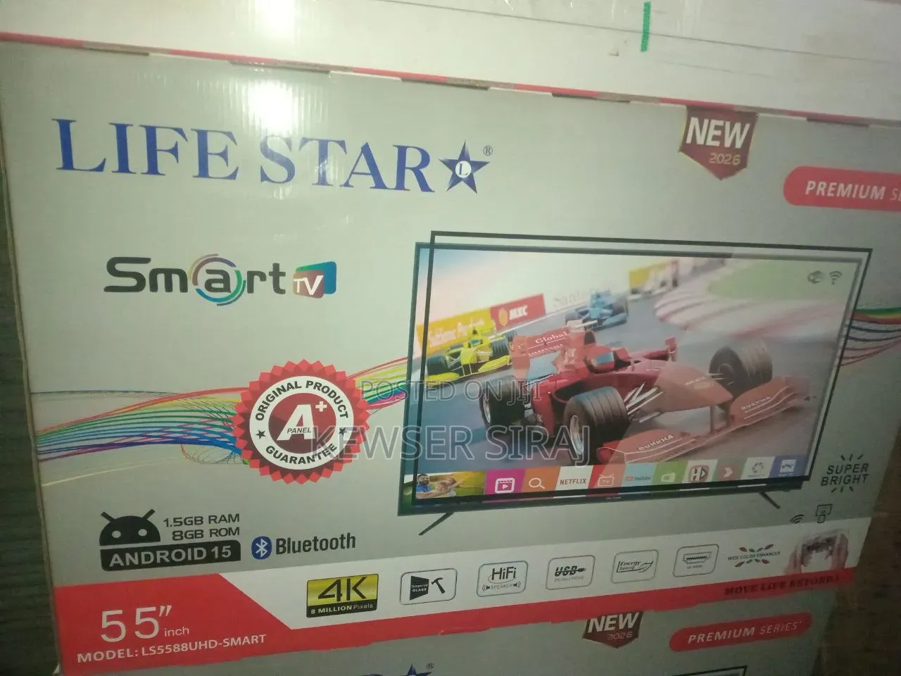 Life Star TV 55inch Smart Android TV
