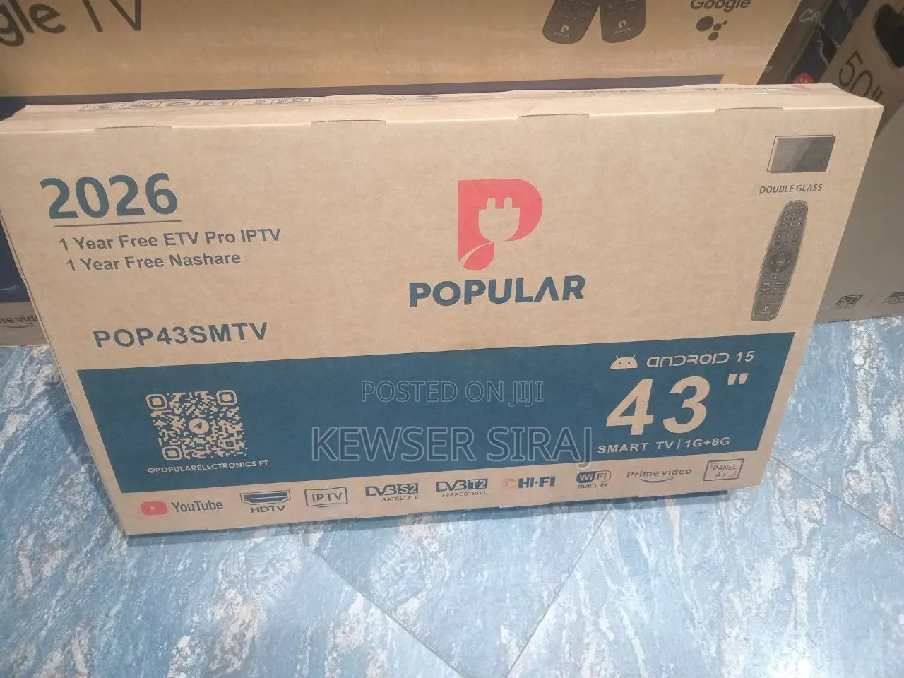 Popular TV 43inch Smart Androd TV