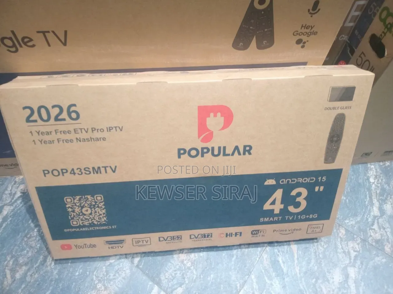 Popular TV 43inch Smart Androd TV