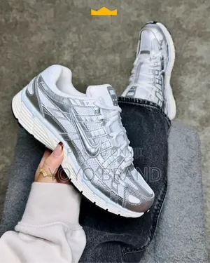 Nike P-6000 'White/Metallic Silver-Blue Tint-Sail' Unisex FashionShoes