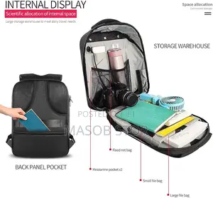 Smart LED Backpack ዘመናዊ የኤል.ኢ.ዲ. ቦርሳ