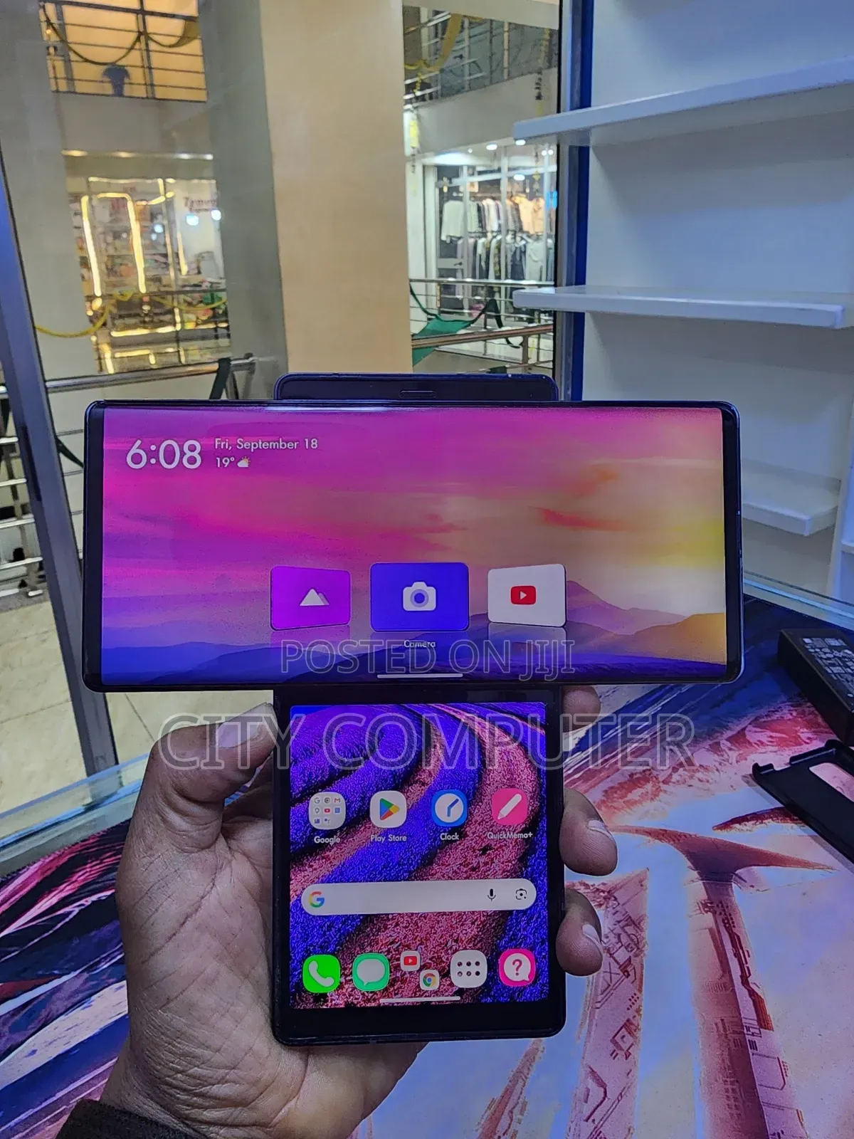 New LG Wing 5G 256 GB Black