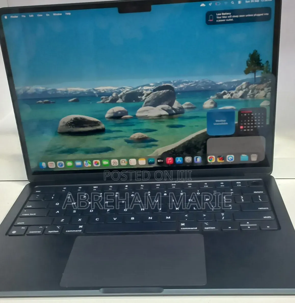 New Laptop Apple MacBook Air 2022 M2 8GB Apple M2 SSD 256GB