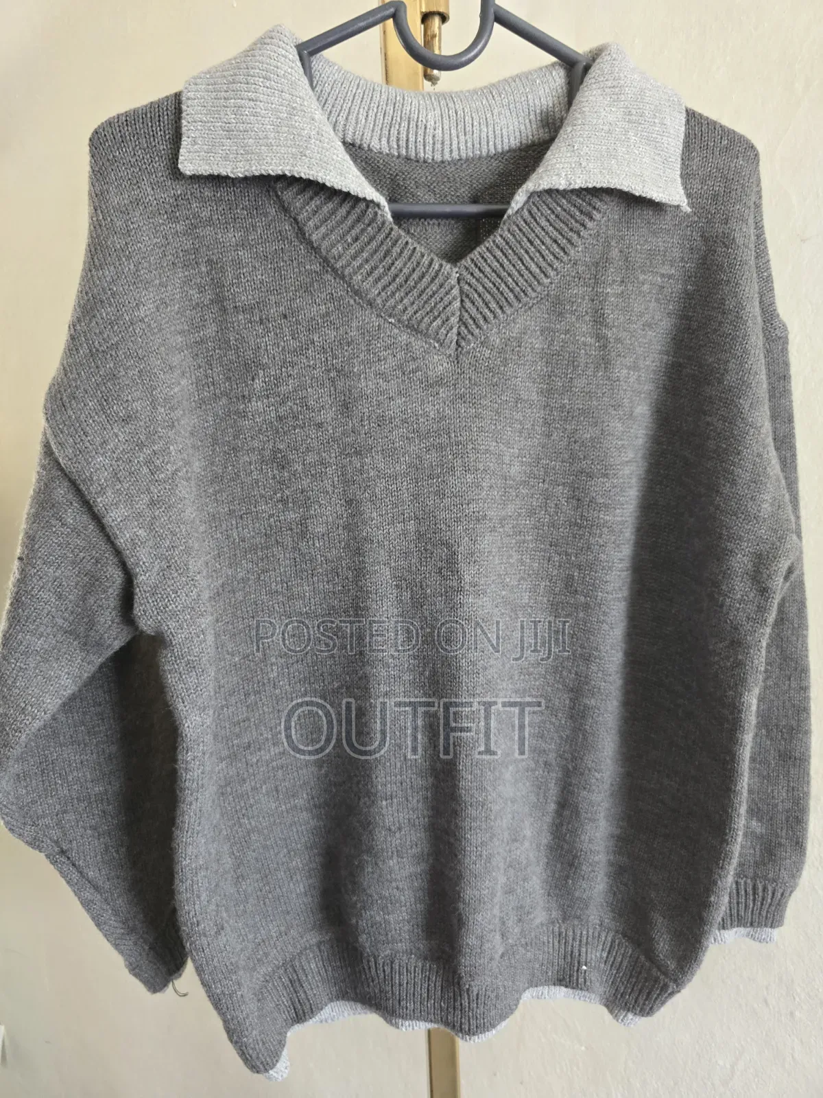 Collared Knit Sweater