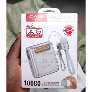 Power Bank Oale iMagsafe 2 10000mAh Magnetic Wireless Power Bank –