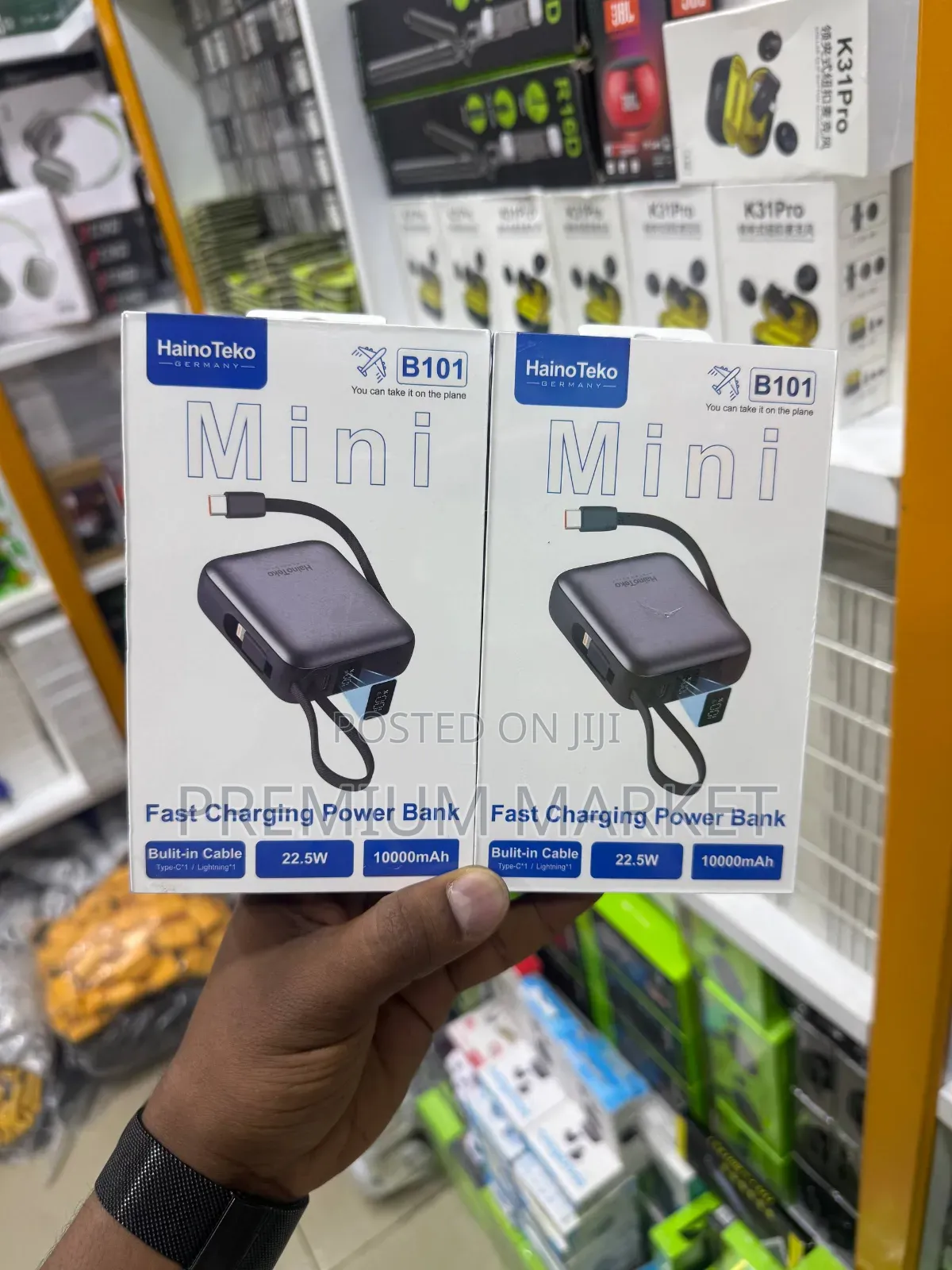 Power Bank HainoTeko B101 Mini 10000mAh Fast Charging
