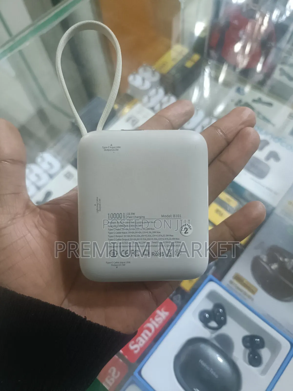 Power Bank HainoTeko B101 Mini 10000mAh Fast Charging