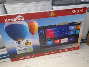 Homeone Smart Led TV 65 Inch Amdraid Doubel Gelass Screen 2026 Hifi