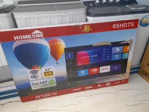 Homeone Smart Led TV 65 Inch Amdraid Doubel Gelass Screen 2026 Hifi