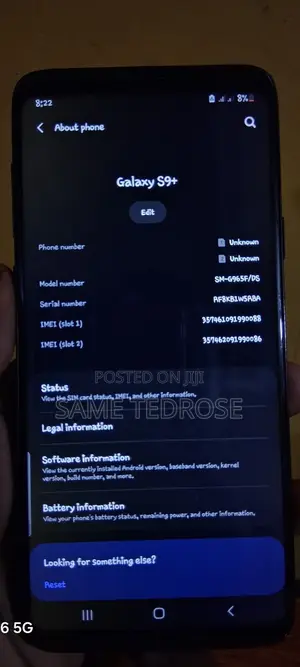 Samsung Galaxy S9 Plus 256 GB Gold