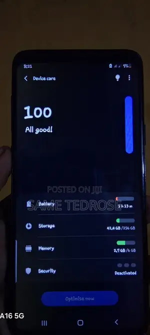 Samsung Galaxy S9 Plus 256 GB Gold