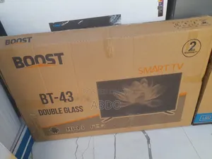 Boost Smart Led TV 43 Inch Andraid Doubel Gelass 2026 Hifi Speaker New