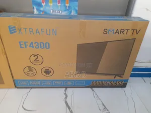 Xtrafun Smart Led TV 43 Inch Andraid Doube Gelass Screen 2026 Hifi New