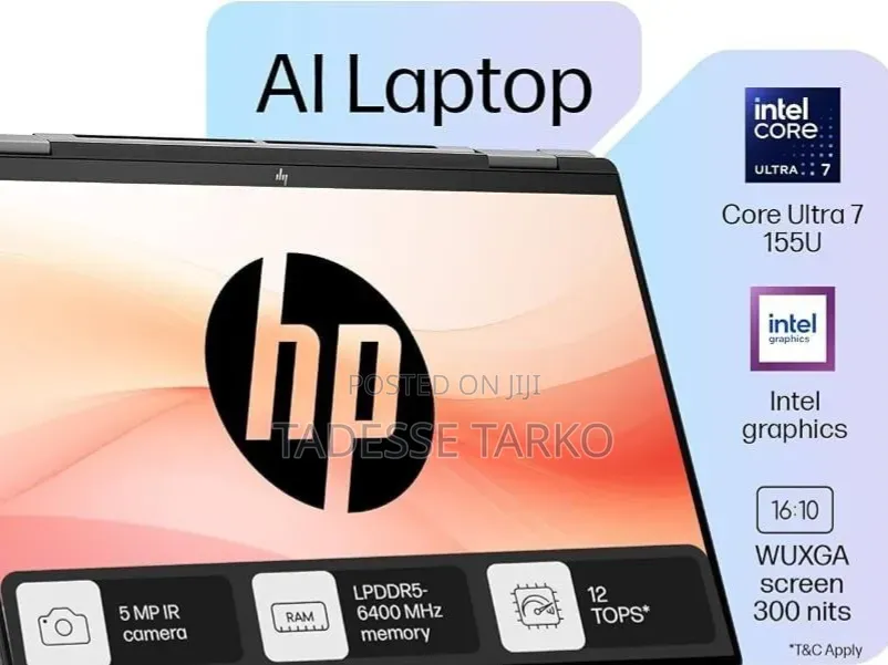 New Laptop HP Envy x360 16GB Intel Core Ultra 7 SSD 512GB
