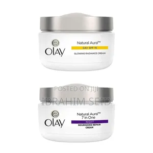 Olay Onatural Aura Day Night Face Cream Combo-Day Cream Pack of 2