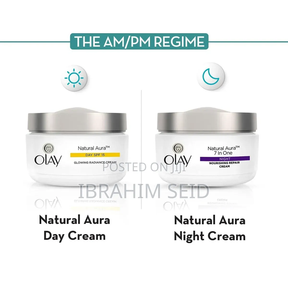 Olay Onatural Aura Day Night Face Cream Combo-Day Cream Pack of 2