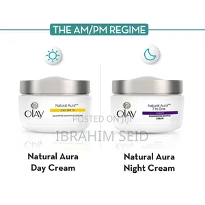 Olay Onatural Aura Day Night Face Cream Combo-Day Cream Pack of 2