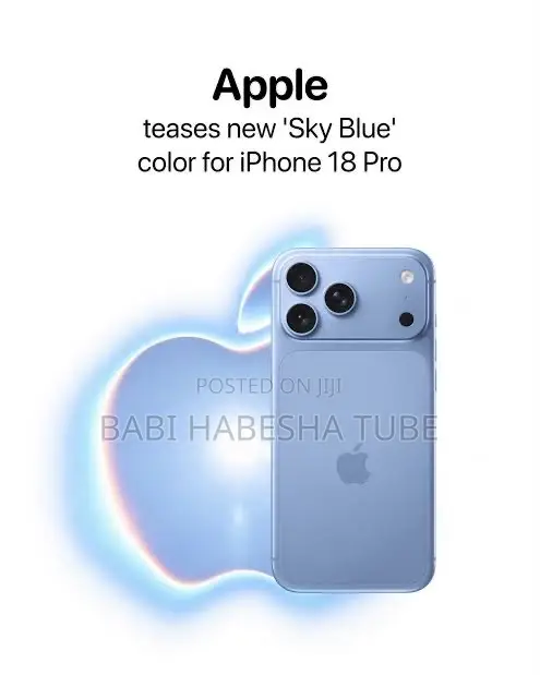 New Apple iPhone 18 Pro Max 256 GB Blue
