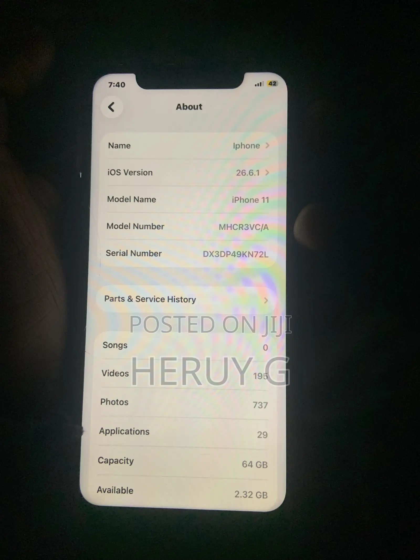 Apple iPhone 11 64 GB Red