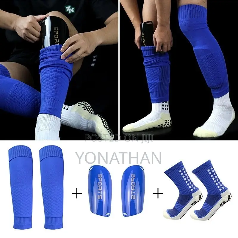 Football Socks+ Leg Cover+ Shin Pad