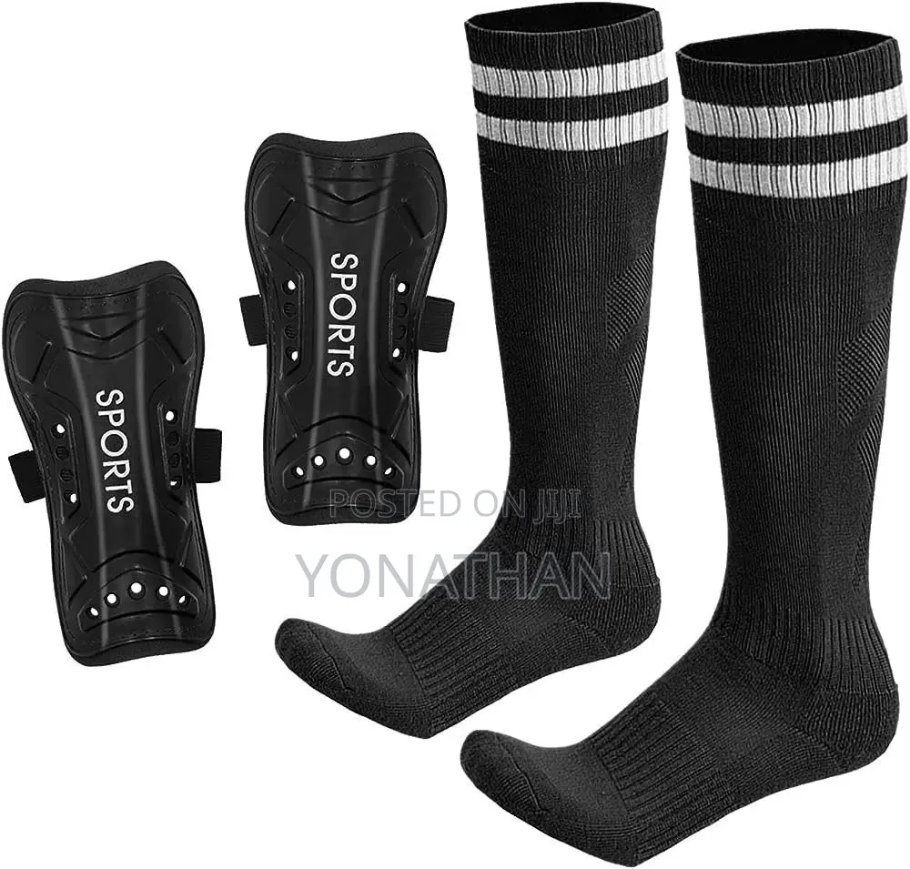 Shin Pad+ Long Soccer Socks