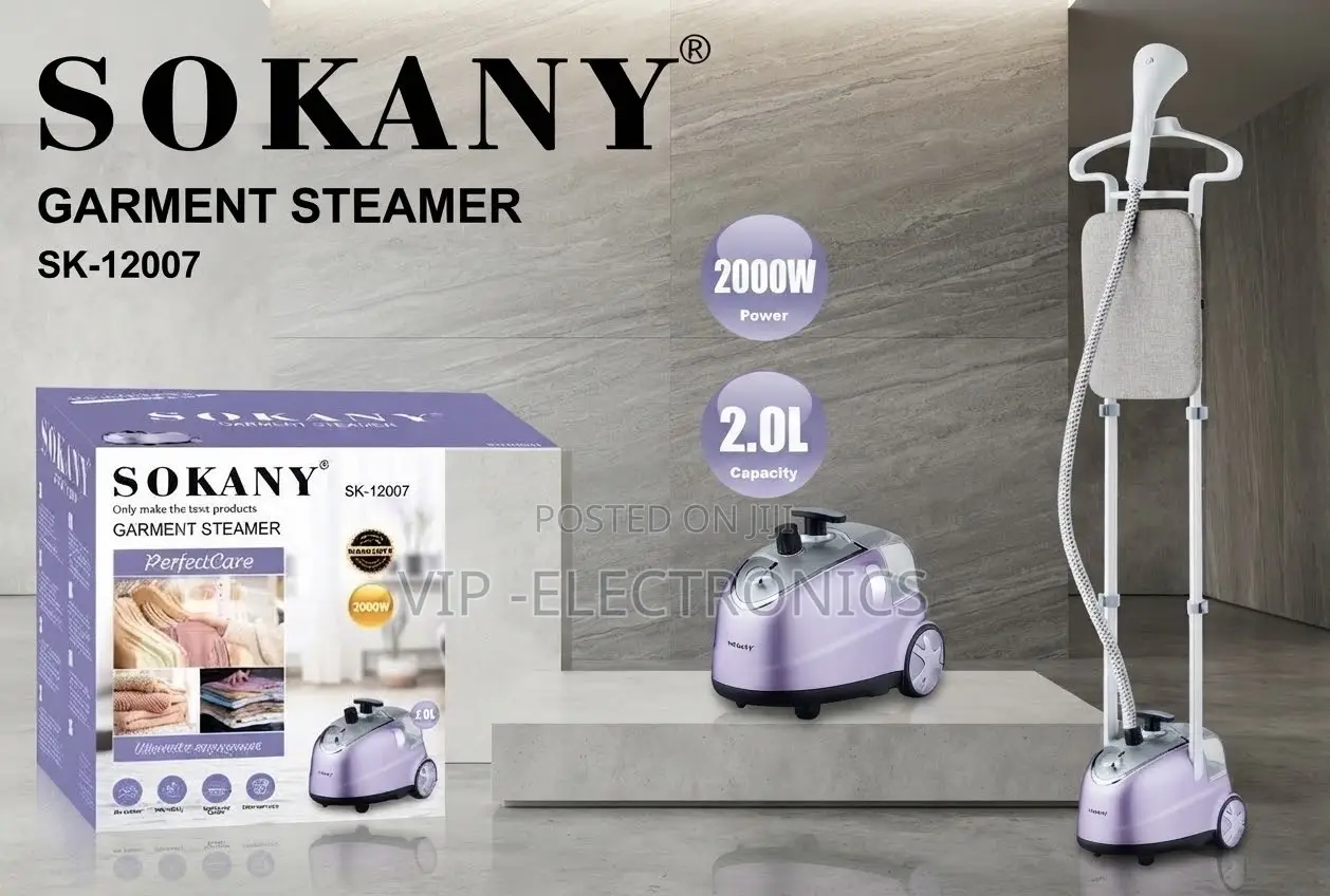 SOKANY Garment Steamer 2000W | 2L Steam Iron High Quality Products