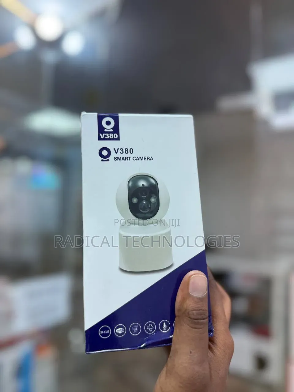 በ ሲም ሚሰራ V380 Smart Camera Battery Powered