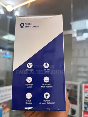 በ ሲም ሚሰራ V380 Smart Camera Battery Powered