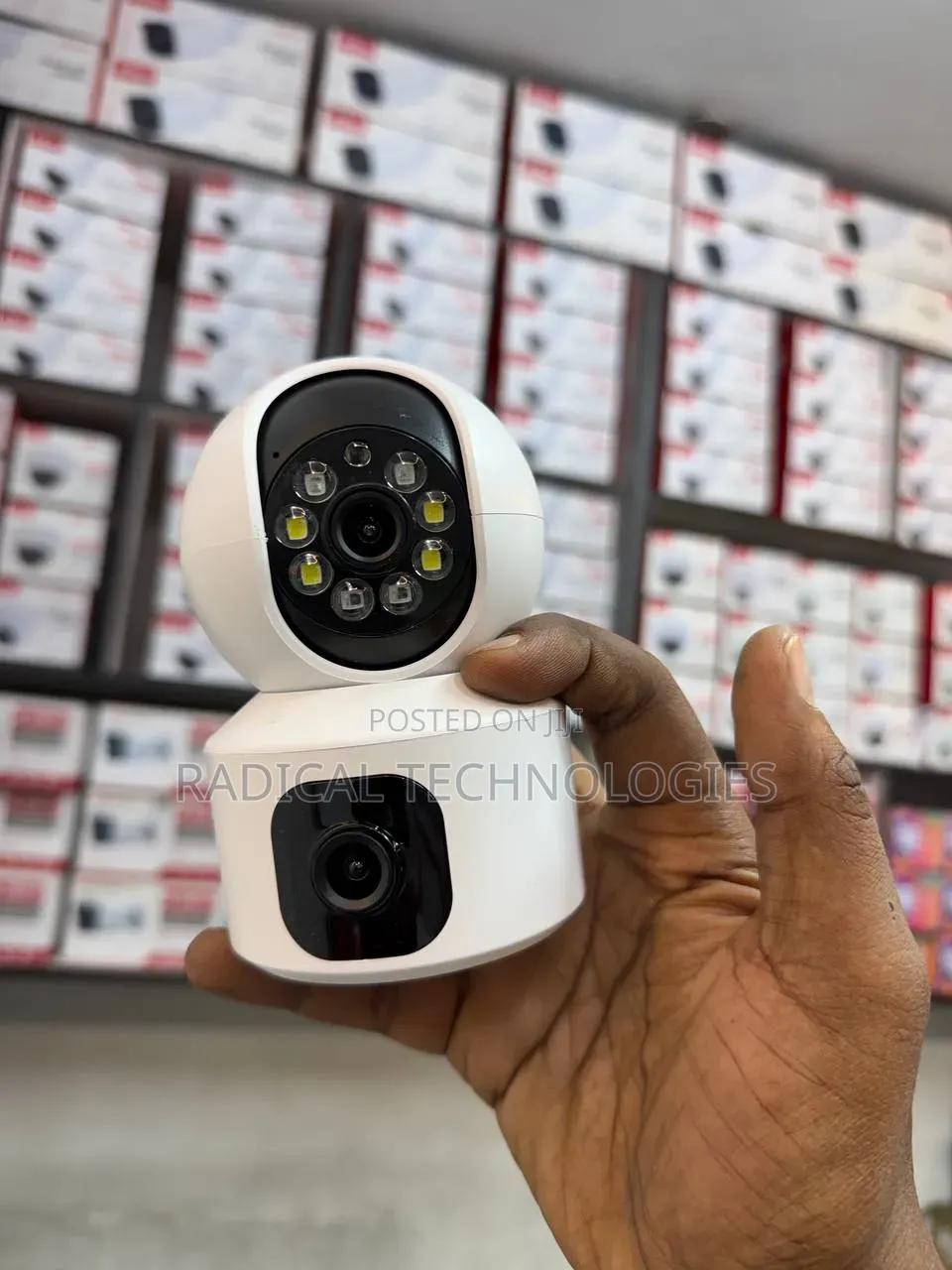 ባለ 2 ሌንስ HD Smart Security Camera