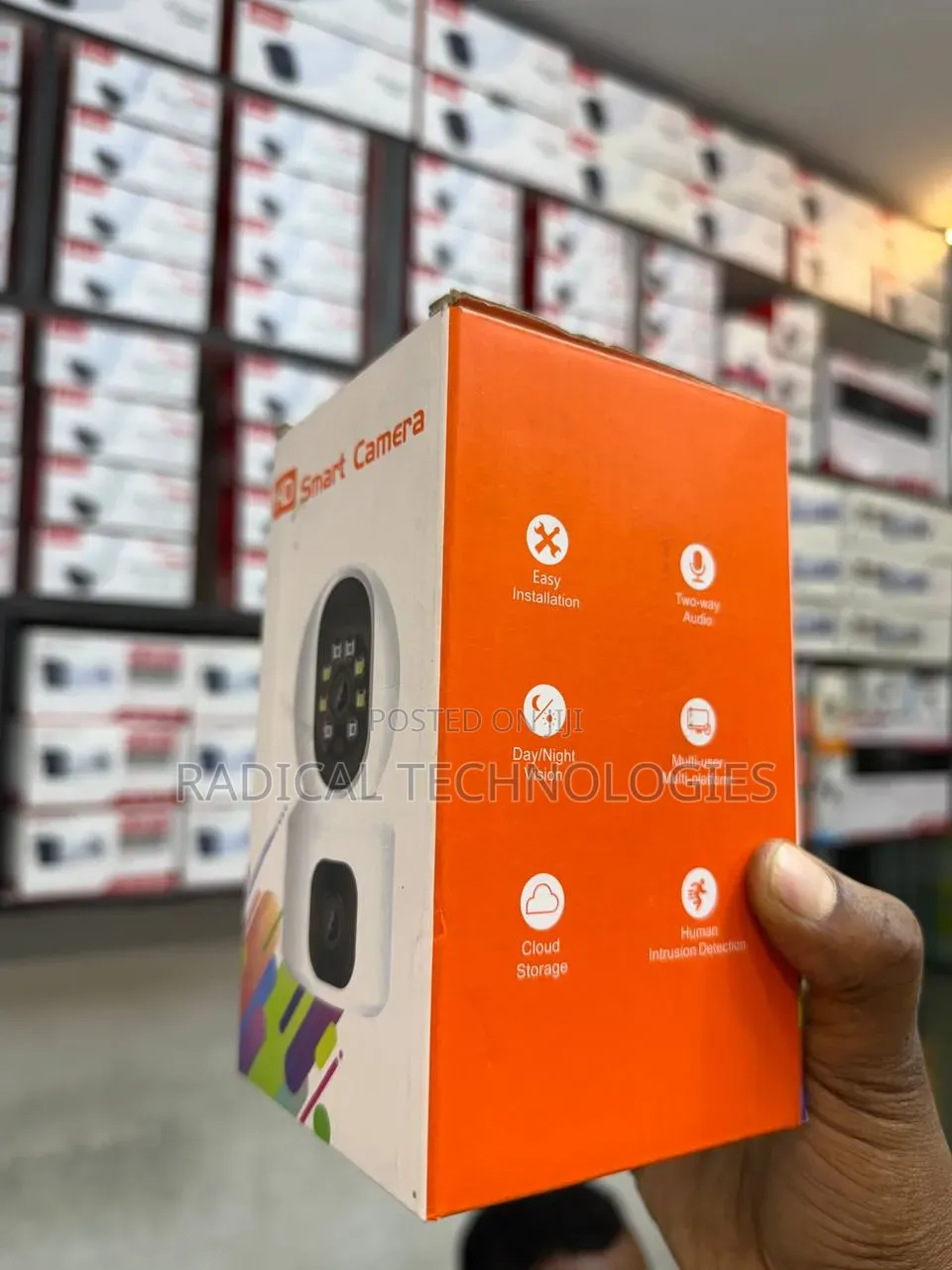 ባለ 2 ሌንስ HD Smart Security Camera