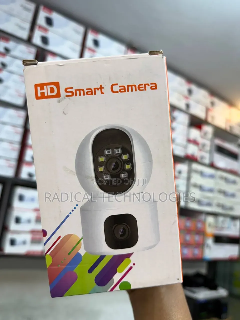 ባለ 2 ሌንስ HD Smart Security Camera