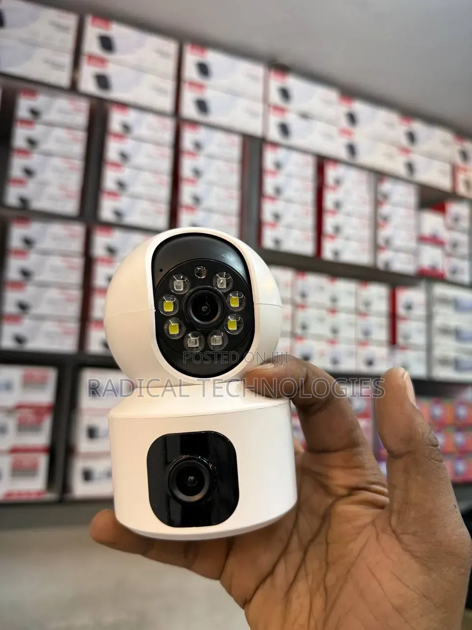 ባለ 2 ሌንስ HD Smart Security Camera