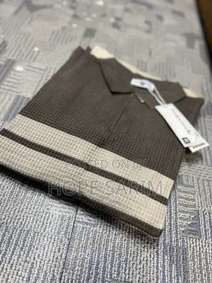Premium Waffle-Knit Retro Polo Shirt -